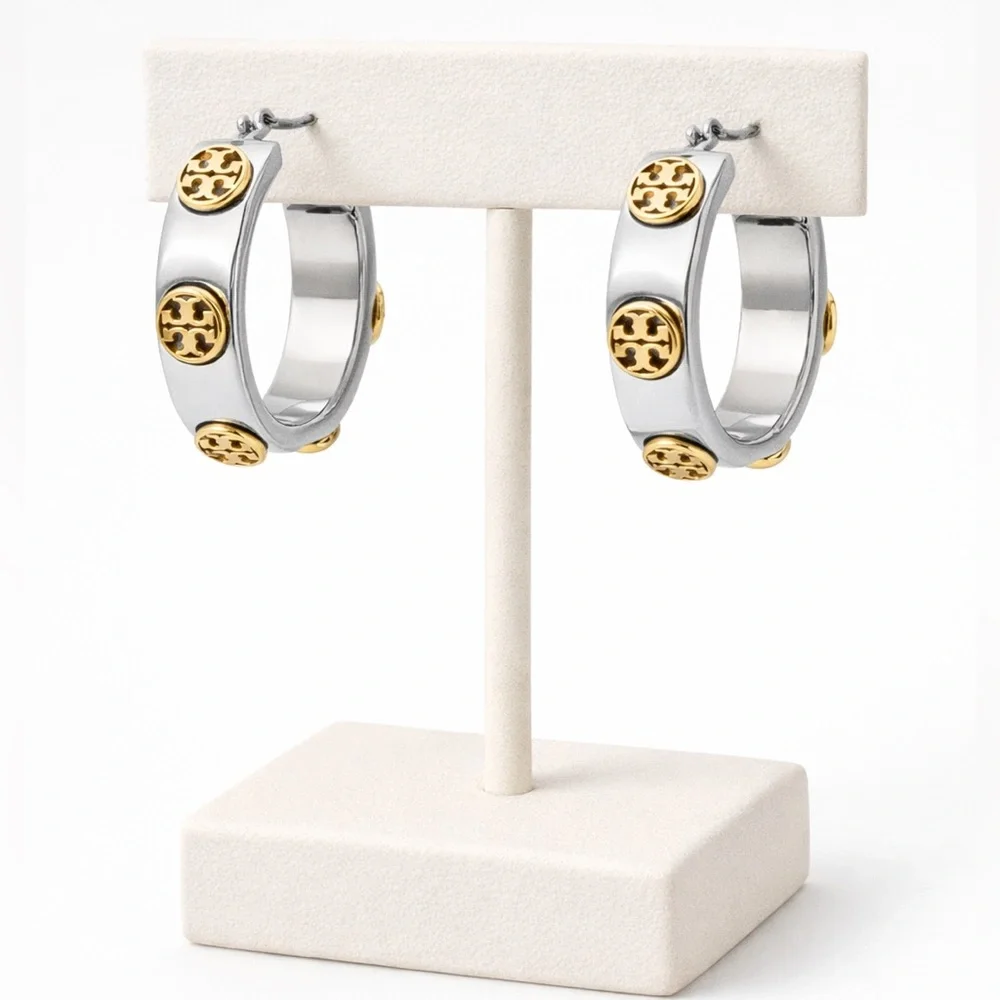 Tory Burch polished hoop